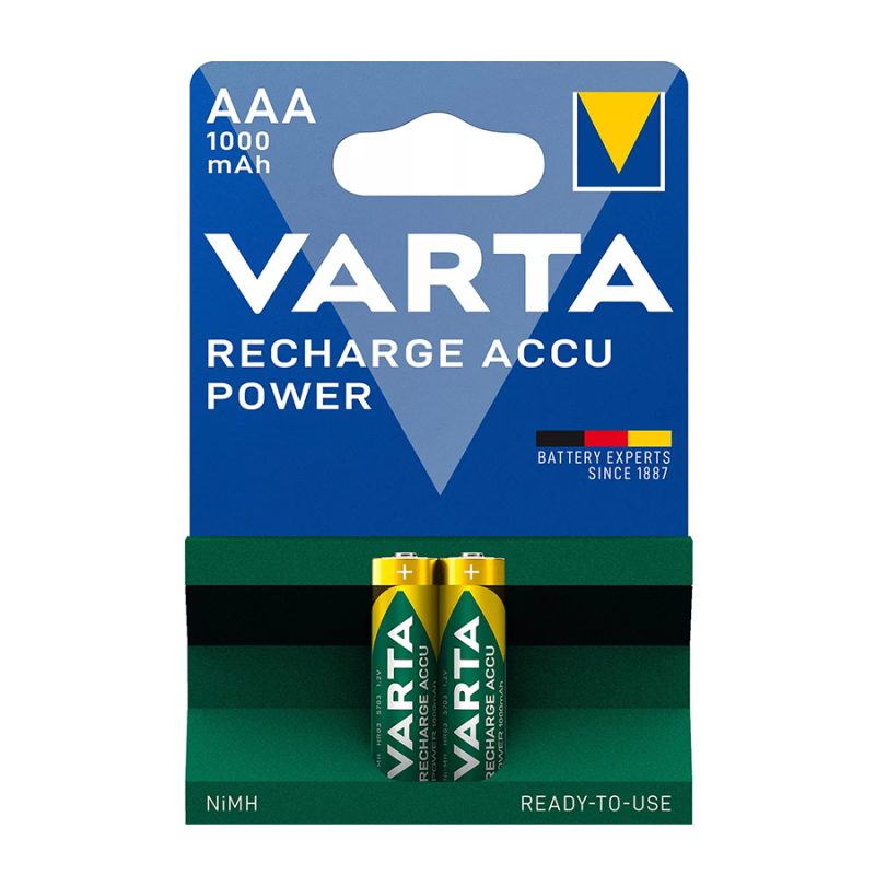 Recharge Accu Power 2 AAA 1000 mAh