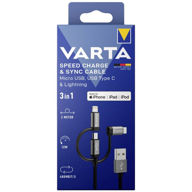 3in1 Speed Charge & Sync Cable