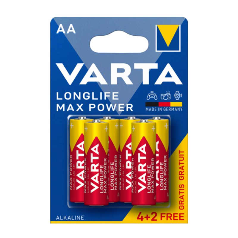 Longlife Max Power 4+2 AA
