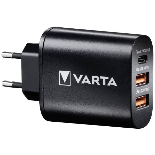 VARTA WALL CHARGER 2XUSB A & 1XUSB TYPE C - Image 2