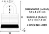 MasterLock - 3EURD - Image 4