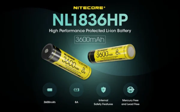 18650 - 3600mAh 8A NL1836HP - Image 3