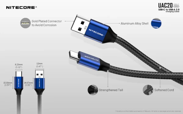 USB - A - USB Type C - UAC20 3.0 A - Image 8