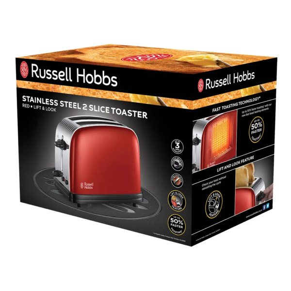 23330-56/RH Colours Red Toaster - Image 3