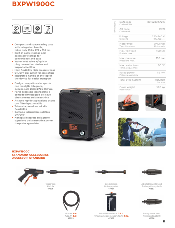 BLACK+DECKER BXPW1900C - Image 7