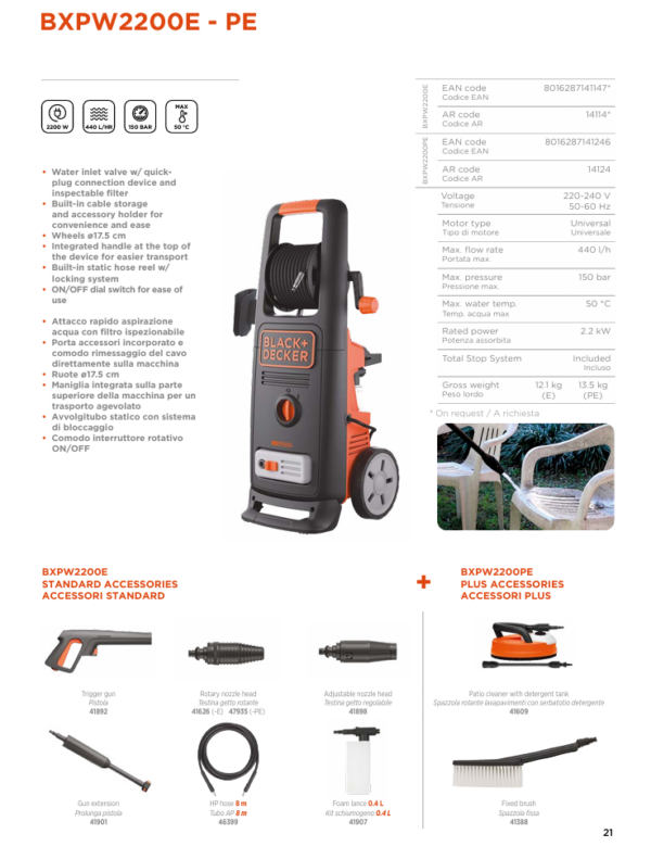 BLACK+DECKER BXPW2200PE - Image 7