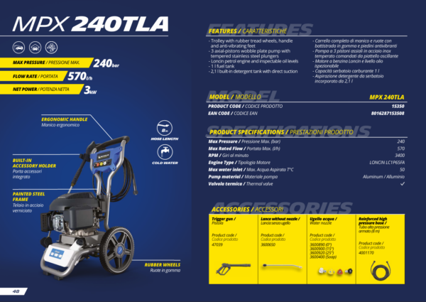Michelin MPX 240 TLA (LONCIN) - Image 2