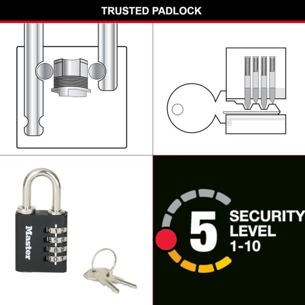 Master Lock - 7641EURDBLK - Image 2
