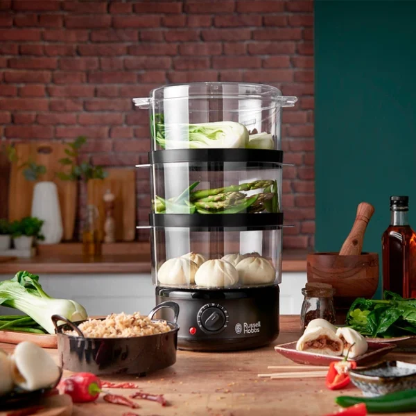 Compact Steamer Matte Black - Image 3
