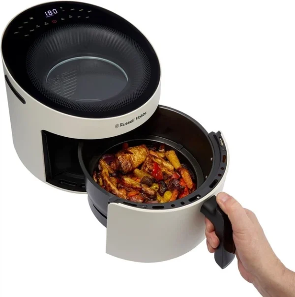 Satisfry Panoramic Air Fryer 5L Cream - Image 2
