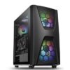 PC Components/ Case/ Miditower/ ***Commander C34 TG ARGB/Black/Win/SPCC/Temper ed Glass*1/200mm Addressable