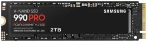 PC Components/ SSD/ Samsung 2TB 990 PRO MZ-V9P2T0BW