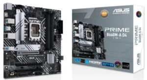 PC Components/ MotherBoard/ LGA 1700/ Asus PRIME B660M-A D4-CSM//LGA1700,B660,USB3.2 GEN 2,MB