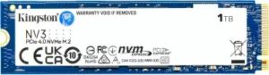PC Components/ SSD/ Kingston SNV3S/1000G 1 TB SSD - M.2 2280 Internal PCI Express NVMe